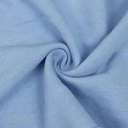Ткань Футер 3-х нитка, Петля, цвет Светло-Голубой (на отрез)  в Махачкале