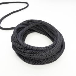 Шнур для одежды d-4.5мм, цвет Серый (на отрез)  в Махачкале