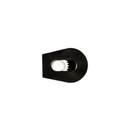 Зажим для шнура 4 мм KL цвет Чёрный + Белый (поштучно)  в Махачкале