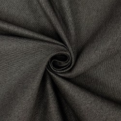 Ткань Рогожка (мебельная) (Ширина 140см), цвет Тёмно-Серый (на отрез) в Махачкале