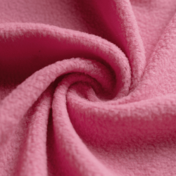 Флис Односторонний 130 гр/м2, цвет Розовый (на отрез)  в Махачкале