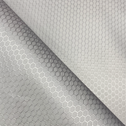 Ткань Oxford 300D PU Рип-Стоп СОТЫ, цвет Светло-Серый (на отрез) в Махачкале