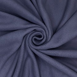 Ткань Флис Односторонний 130 гр/м2 (Ширина 150см), цвет Темно-серый (на отрез) в Махачкале
