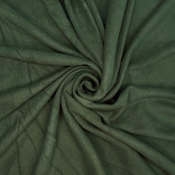 Ткань Флис Односторонний 130 гр/м2 (Ширина 150см), цвет Темный хаки (на отрез) в Махачкале