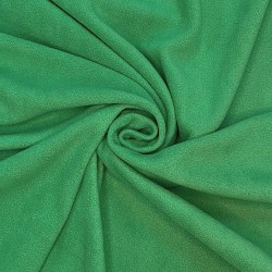 Ткань Флис Односторонний 130 гр/м2 (Ширина 150см), цвет Зелёный (на отрез) в Махачкале