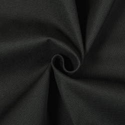 Ткань Канвас 35/65 (Ширина 150см), цвет Черный (на отрез) в Махачкале