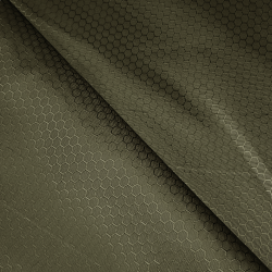 Ткань Oxford 300D PU Рип-Стоп СОТЫ, цвет Хаки (на отрез) в Махачкале