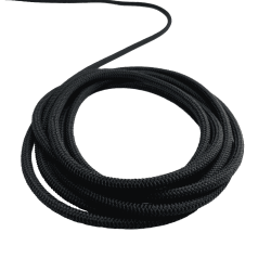 Шнур (Резинка) шляпный 7мм, цвет Чёрный (на отрез) в Махачкале