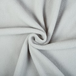 Ткань Флис Односторонний 180 гр/м2 (Ширина 150см), цвет Светло-Серый (на отрез) в Махачкале