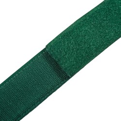 Контактная лента 40мм (38мм) цвет Зелёный (велькро-липучка, на отрез) в Махачкале