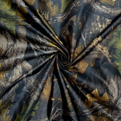 Ткань Оксфорд 210Д ПУ (Ширина-1,48м) камуфляж &quot;Темный лес&quot; в Махачкале
