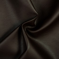 Эко кожа (Искусственная кожа) (Ширина 138см), цвет Темно-Коричневый (на отрез) в Махачкале