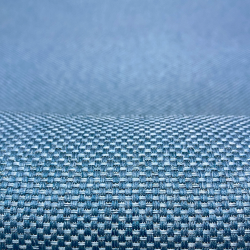 Ткань Блэкаут для штор светозатемняющая 85% &quot;Рогожка Синяя&quot; (на отрез)  в Махачкале