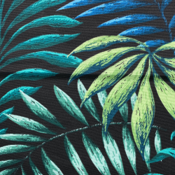 Интерьерная ткань Дак (DUCK) (ширина 1,8м), принт &quot;Тропические листья&quot; (на отрез) в Махачкале