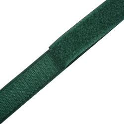 Контактная лента 25мм цвет Зелёный (велькро-липучка, на отрез) в Махачкале
