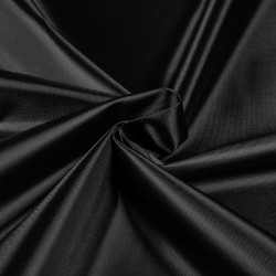 *Ткань Оксфорд 210D PU, цвет Черный (на отрез)  в Махачкале