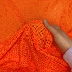 Трикотажная Сетка 75 г/м2, цвет Оранжевый (на отрез)  в Махачкале
