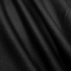 Ткань Блэкаут для штор светозатемняющая 75% &quot;Рогожка Черная&quot; (опт)  в Махачкале